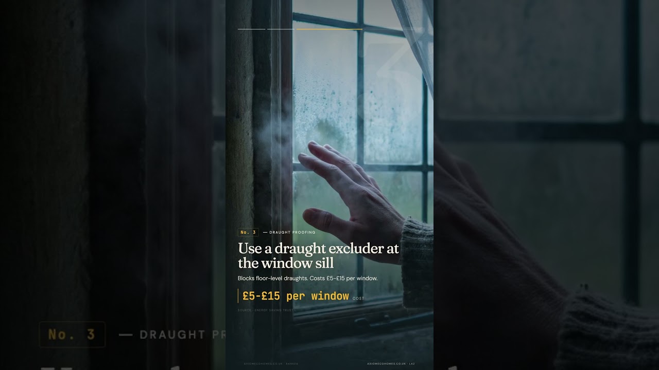 10 Ways to Stop Draughts Around Windows