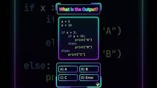 Can You Solve This Python Code? (Nested If Statement)