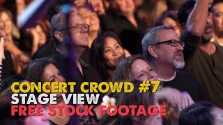 Concert Crowd #7 - Dancing - Stage View - Free Stock Footage