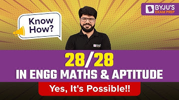 How to Score Good Marks in Engineering Maths | GATE Mathematics Preparation Strategy | BYJU