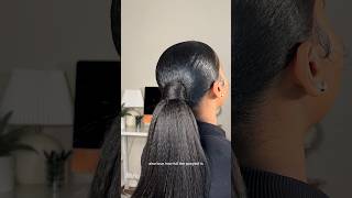 Target Sells Hair?! Wrap Around Ponytail Install 😍 #wraparoundponytail #sleekponytail #ponytail