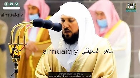 أجمل اللحظات التي تعيشها مع القرآن بتلاوات كردية فذة من الأسر الشيخ د. ماهر المعيقلي  almuaiqly
