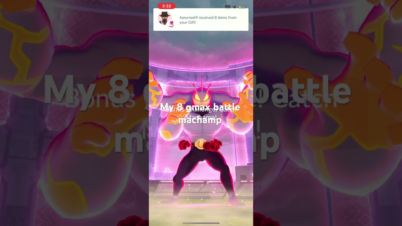 My 8 remote raid gmax machamp