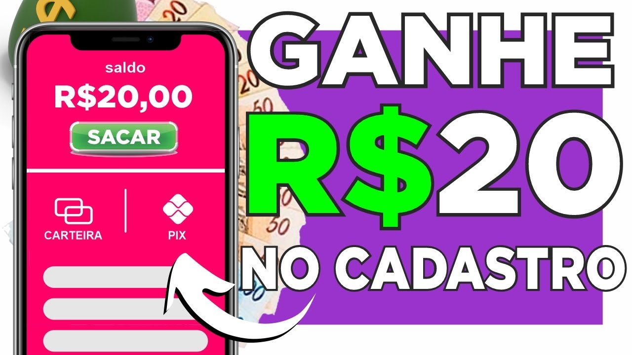 🤑GANHE R$20 REAIS PARA CADASTRAR CHAVE PIX- APP PAGANDO NA HORA 2022