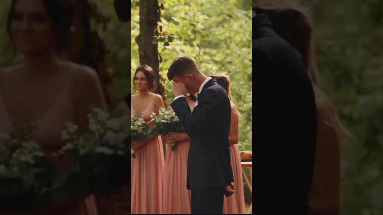 The Sweetest Groom Reaction Youve Seen Via philcarter524  wedding  weddingshorts