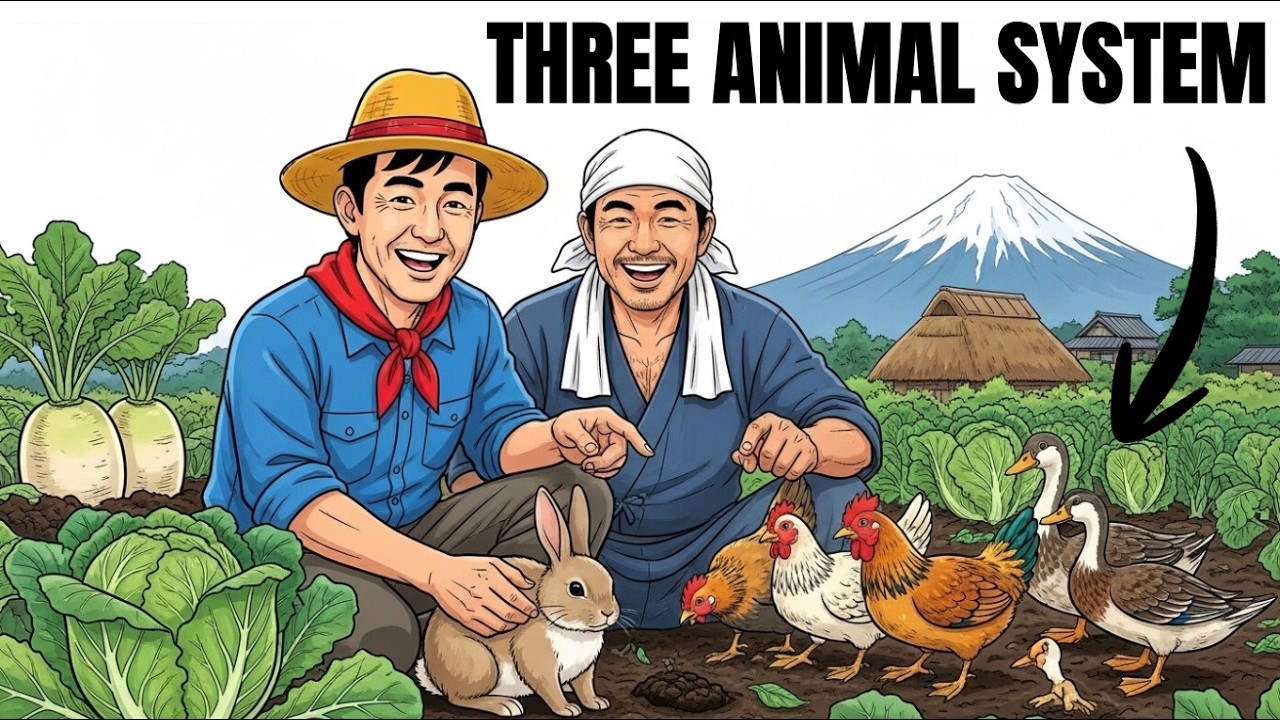 Why Japanese Farmers Feed a Whole Family With 3 Animals on Half an Acre