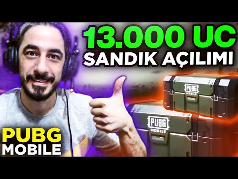 PUBG Mobile SANDIK AÇILIMI - 13.000 UC HARCADIM !!