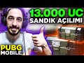 PUBG Mobile SANDIK AÇILIMI - 13.000 UC HARCADIM !!