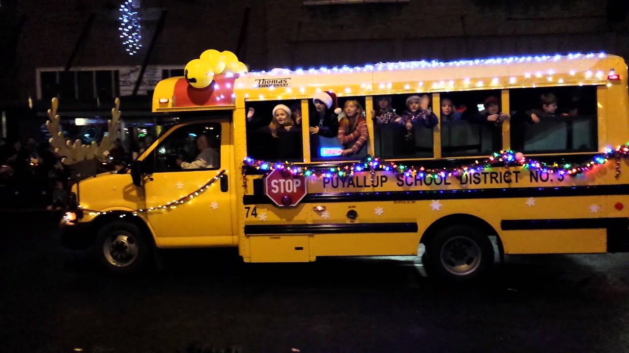 2014 Santa Parade Puyallup School District YouTube