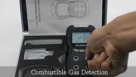 CapsGuard  Multi Gas Detector Test Video