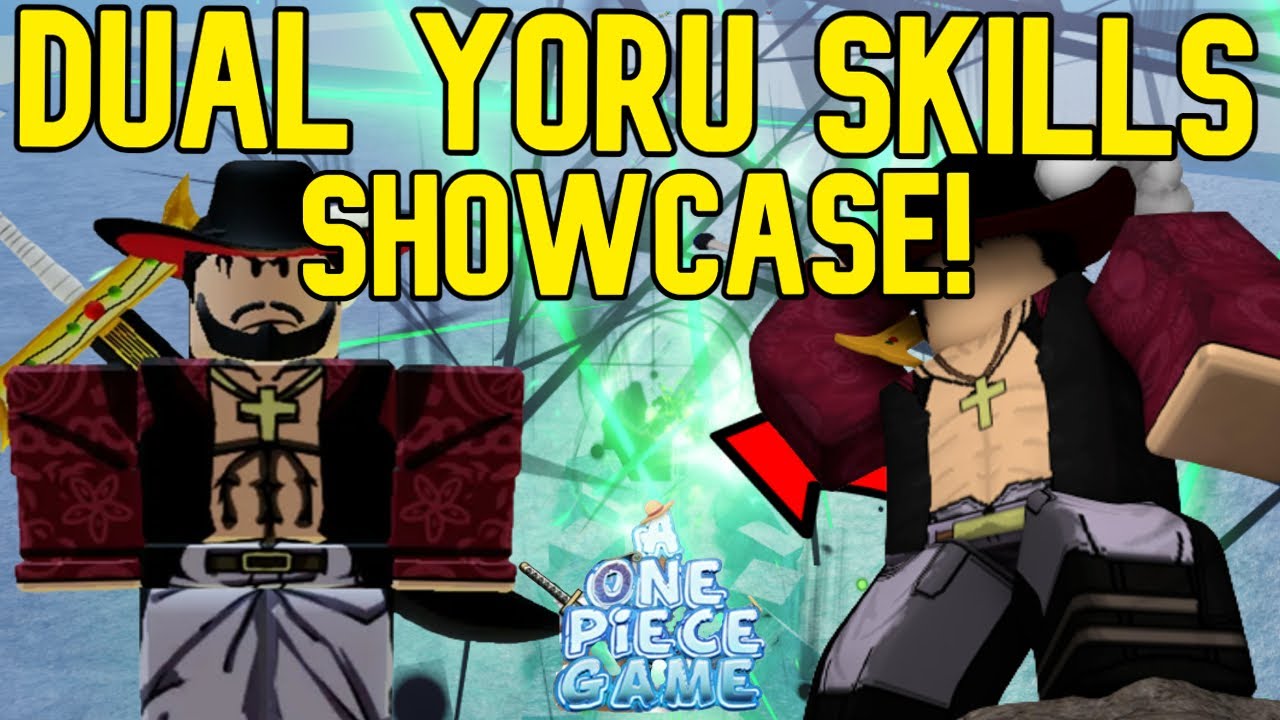 Becoming DUAL YORU Mihawk In A One Piece Game Roblox 