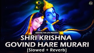 Shri Krishna Govind Hare Murari ( Slowed   Reverb) | Krishna Lofi Songs | Krishna Flute Music