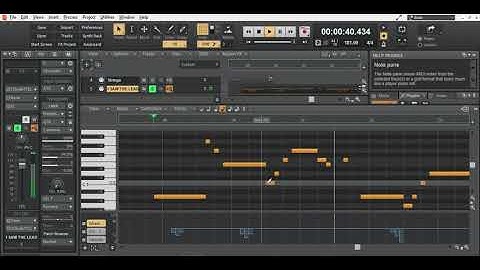 Cakewalk MIDI pitch bend test