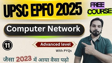 UPSC EPFO 2025 || fComplete computer course class 11 || free course  || knowledge sky