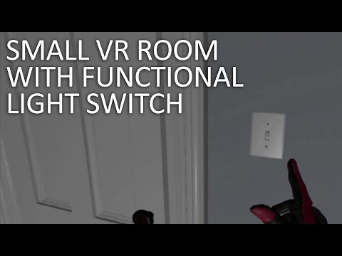 Small VR Room with Functional Light Switch