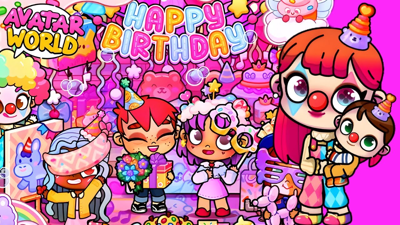 MOSTRANDO TUDO SOBRE O PACOTE DE ANIVERSÁRIO NO AVATAR WORLD!! - YouTube