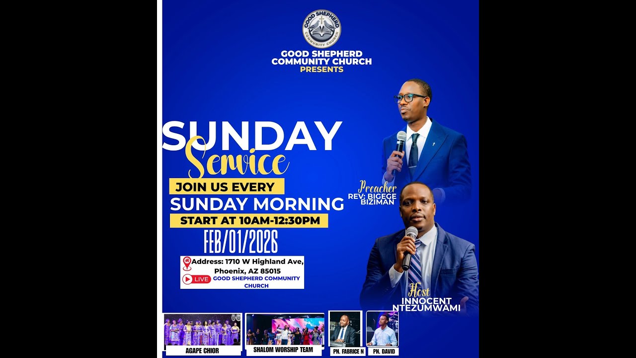 SUNDAY MORNING SERVICE  02/01/2026