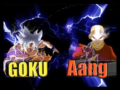 Goku ultra instinto Vs Aang estado avatar ¿quien gana? - YouTube