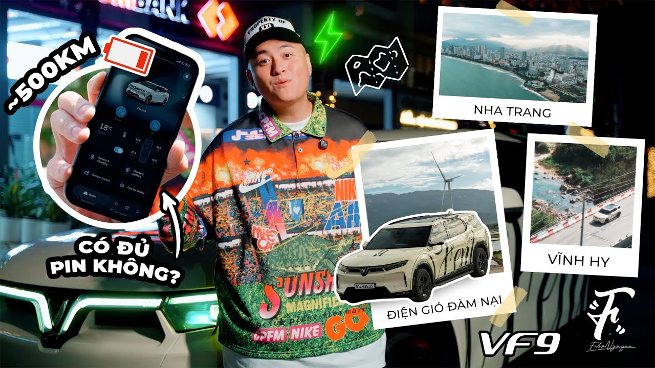 Thử Thách Đi Du Lịch Nha Trang Bằng Xe Điện! - Gần 500 km ( VinFast VF 9)