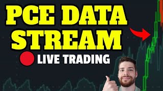 🔴LIVE: CORE PCE INFLATION DATA 8:30AM! DURABLE GOODS | LIVE TRADING