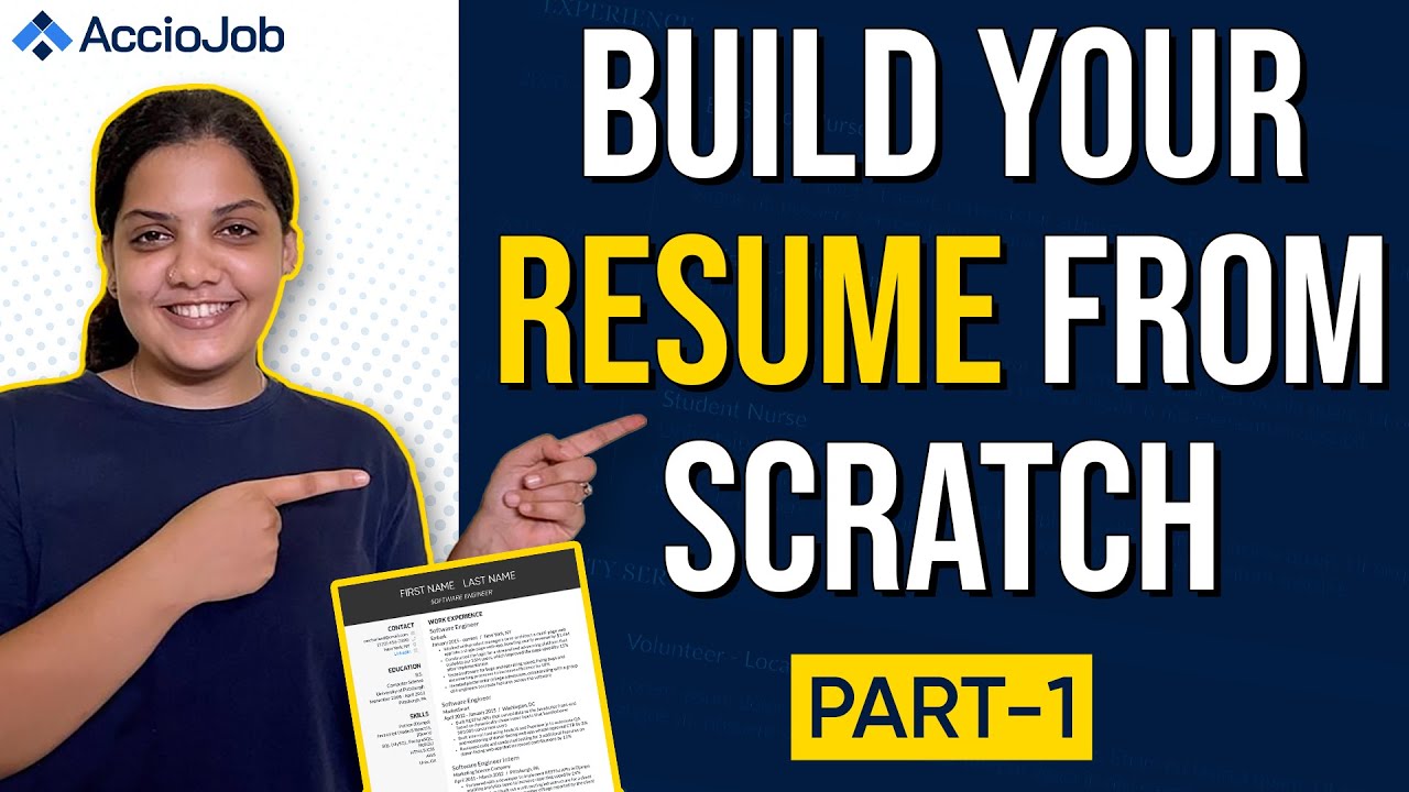 creating a resume from scratch