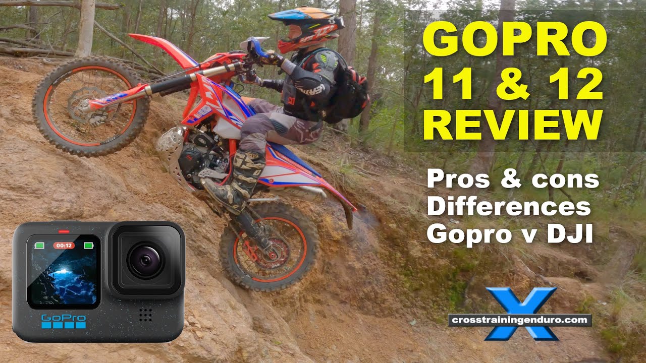 Gopro Hero11 & 12 review - a motorbike perspective︱Cross Training