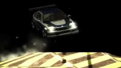 NFS Most Wanted - Sample map & collision test