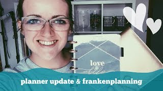 PLANNER UPDATE + FRANKENPLANNING // MINI HAPPY PLANNER