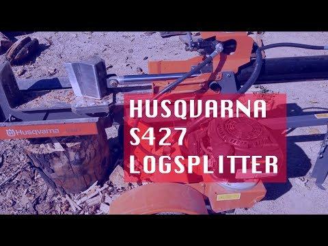 Husqvarna S427 Log Splitter Review + Demo!