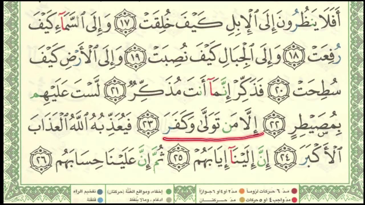 Révision du dernier Hizb : de Sourate An-nas jusqu'à Sourate Al A'laa
