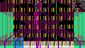 [BLACK MIDI] Ultralight MIDI Player - Rainbow Factory ~ WoodenToaster 791,000 notes