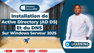Complete Installation and Configuration of Active Directory + DNS on Windows Server 2025 #WinServ...