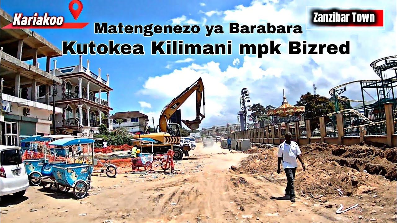 Matengenezo ya Barabara yanaendelea Zanzibar maeneo haya kutoka Kilimani hadi Bizred @zanzibartowns