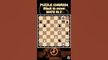 Chess puzzle series 🧩1345/5334 #chess #puzzle #learnchesstactics #magnuscarlsen #polgar #chessbooks