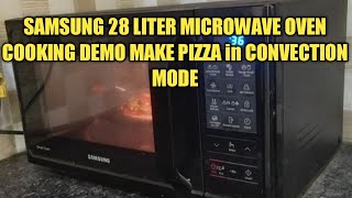 Samsung 28 liter Microwave Oven Pizza Cooking Demo | make pizza in convection mode | samsung oven screenshot 5