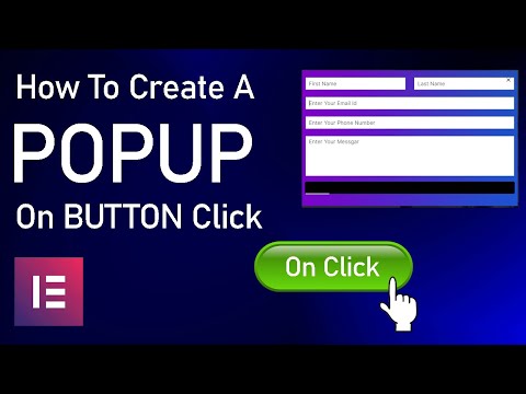 Popup on Button Click in WordPress - Elementor Popup on Button Click