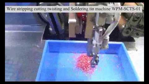 Wire stripping cutting twisting and Soldering tin machine WPM-SCTS