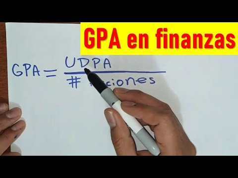 Ejercicio de GPA financiero (Ganancias Por Acción)