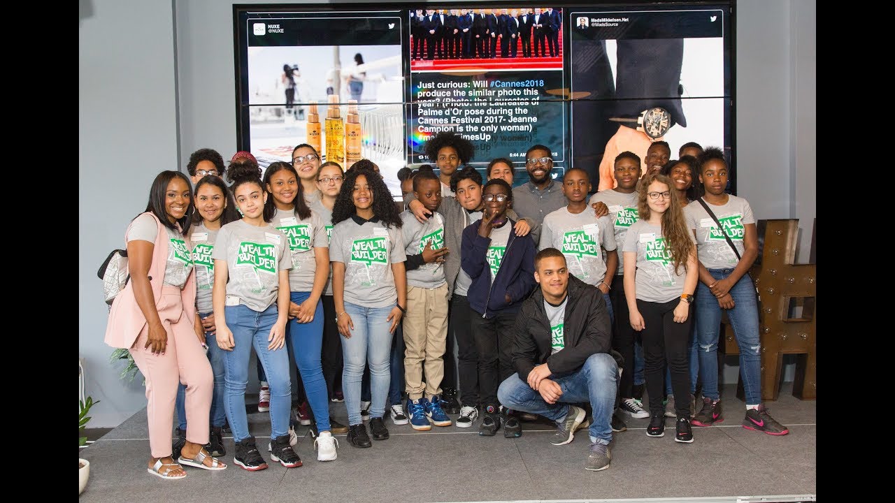 Empify Middle School Students Visit Wall Street