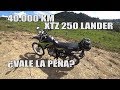 40.000 Km con la Yamaha XTZ 250