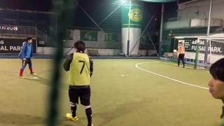20161216 3試合目 開始前練習風景