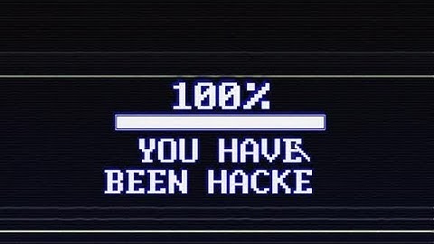 You Have Been Hacked Console Text with Loading Bar | Motion Graphics - Videohive template