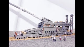 1/72 German Schwerer Gustav Railway Gun Model with 3 Variants