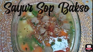 Buat yang baru belajar Masak!!!Coba buat Sop Bakso Yukkk...Simpel @almaherachanel2403