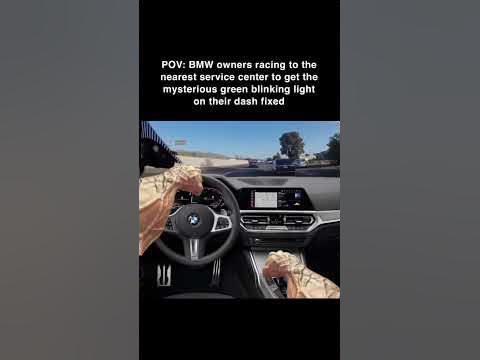 BMW owner accidentally activates turn signal - YouTube