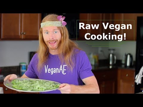 Raw Vegan Cooking - Cucumber Pizza - Ultra Spiritual Life episode 72