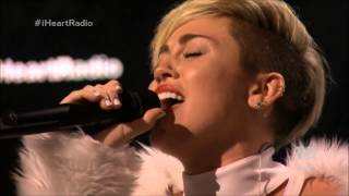 Miley Cyrus - Wrecking Ball (Live on iHeartRadio Music Festival Village 2013)