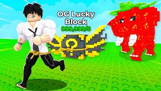 DR4GONS Lifts Weights to Become Saitama to Rescue the Rarest Brainrot in Pull Lucky Blocks screenshot 3