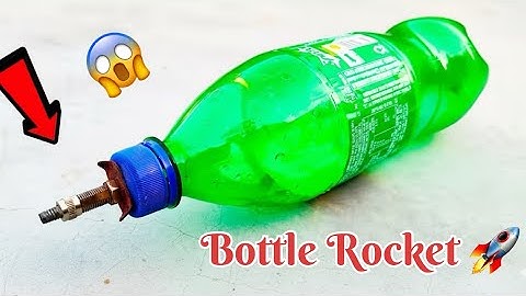 How to Make Strong Bottle Rocket 🚀|| How to make water Bottle Rocket launcher | with pump DIY 