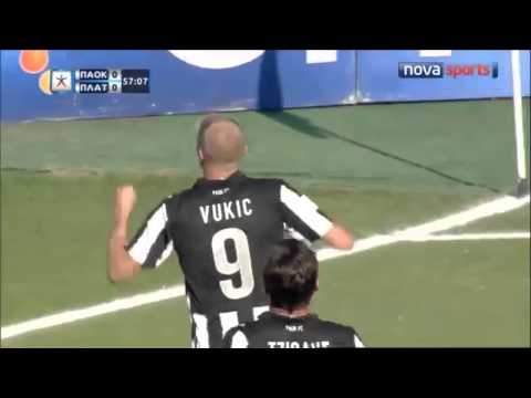 PAOK goal Vukic